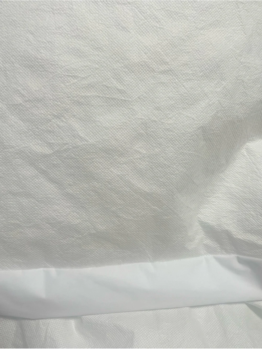 White Zippered Allergy Mattress Cover